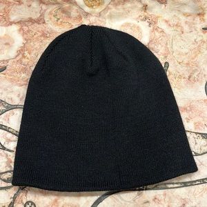 Black Unisex Acrylic Beanie Hat